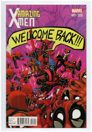 Item #34120 Amazing X-Men #1 Variant Cover. Jason Aaron, Ed McGuinness