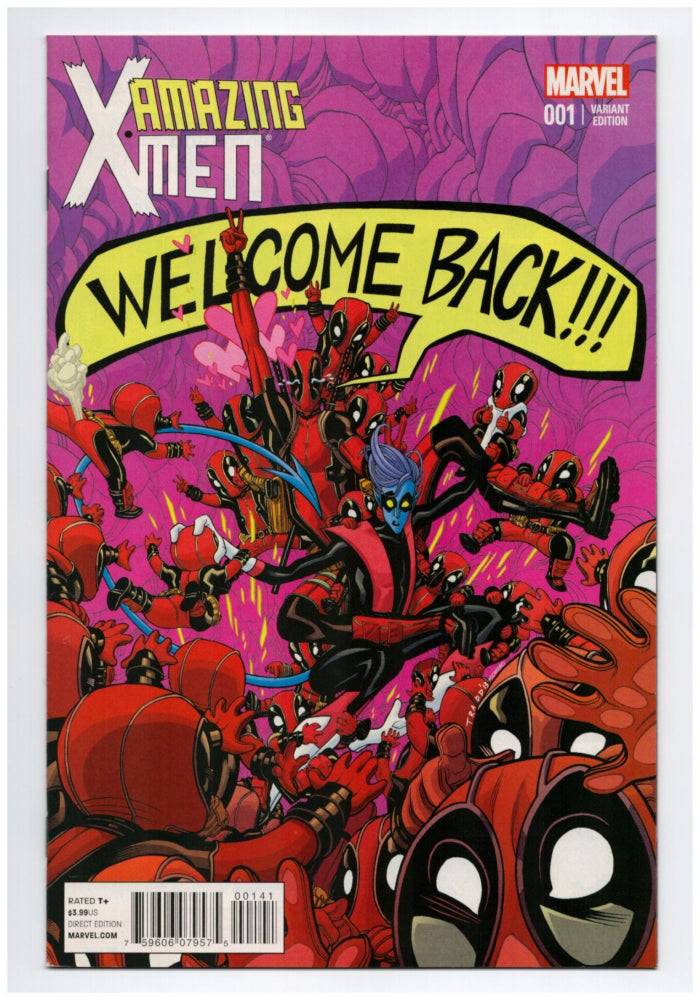 Item #34120 Amazing X-Men #1 Variant Cover. Jason Aaron, Ed McGuinness.