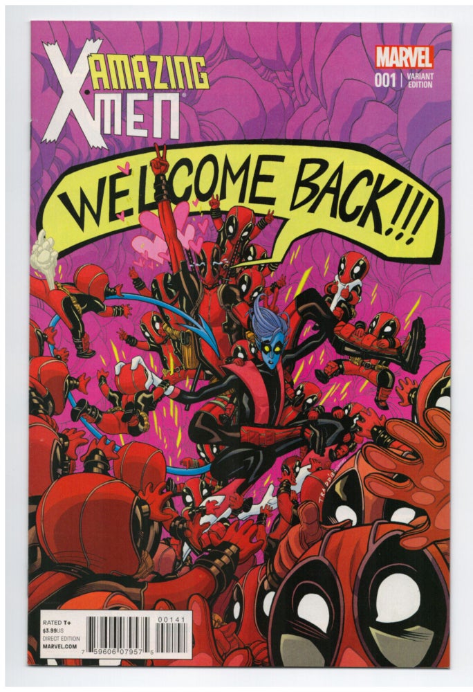 Item #34121 Amazing X-Men #1 Variant Cover. Jason Aaron, Ed McGuinness.