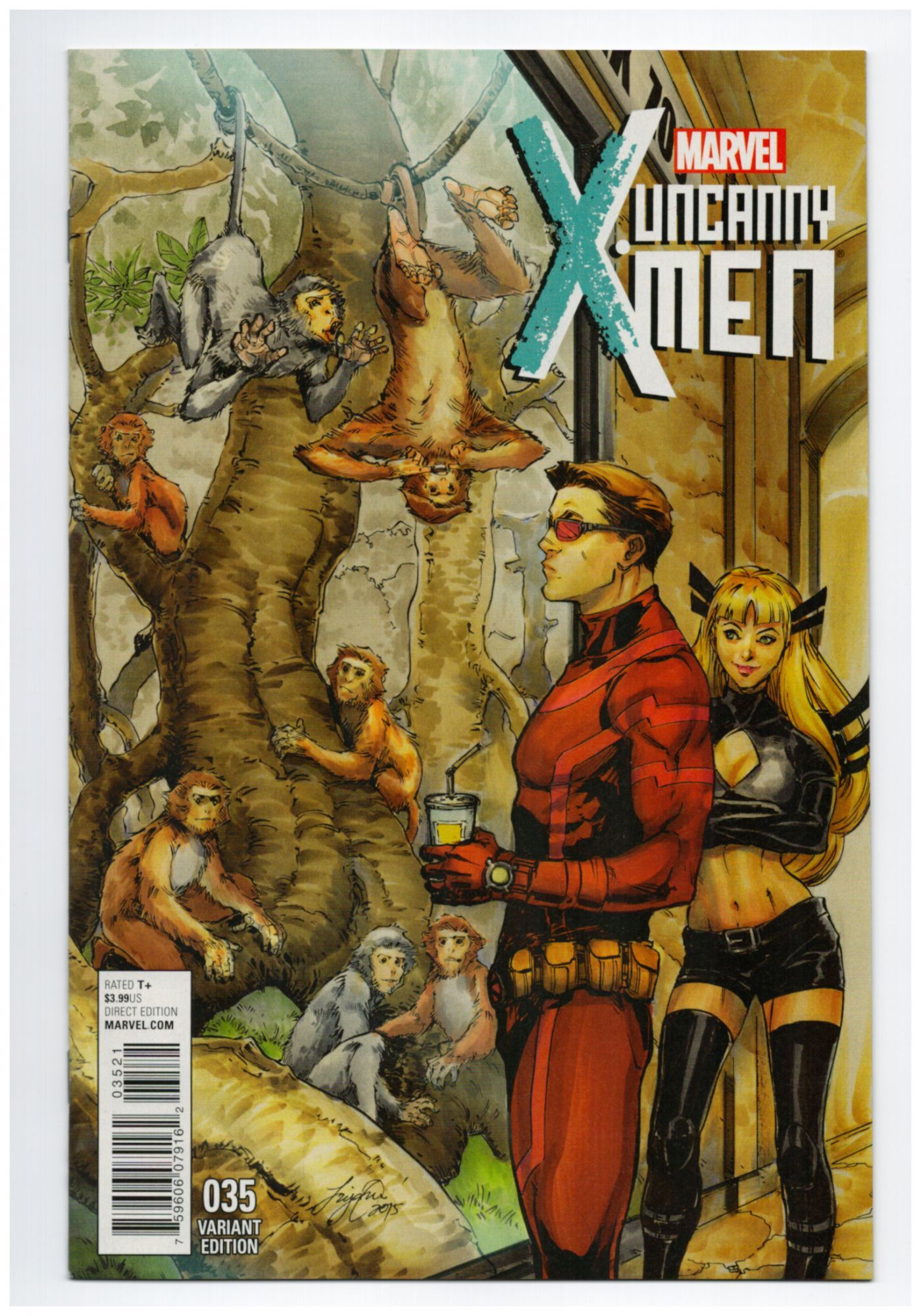 Uncanny X-Men #35 Variant Cover | Brian Michael Bendis, Valerio