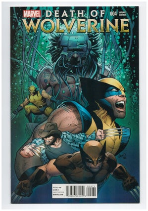 Item #34125 Death of Wolverine #4 Variant Cover. Charles Soule, Steve McNiven