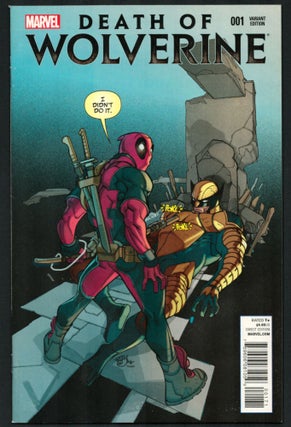 Item #34143 Death of Wolverine #1 Variant Cover. Charles Soule, Steve McNiven