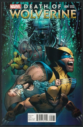 Item #34144 Death of Wolverine #4 Variant Cover. Charles Soule, Steve McNiven