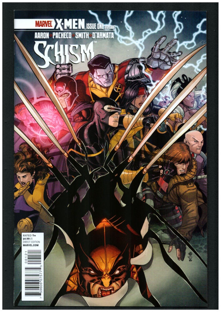 Item #34160 X-Men: Schism #1 Variant Cover. Jason Aaron, Carlos Pacheco.