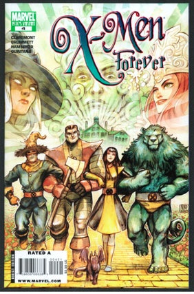 Item #34163 X-Men Forever #4 Variant Cover. Chris Claremont, Tom Grummet