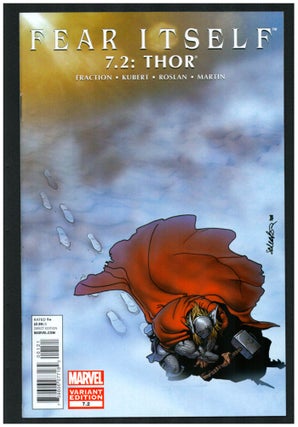Item #34166 Fear Itself: Thor #7.2 Variant Cover. Matt Fraction, Adam Kubert