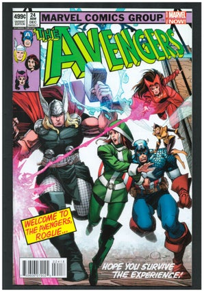 Item #34171 Avengers #24 Variant Cover. Jonathan Hickman, Esad Ribic