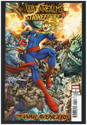 Item #34175 War of the Realms Strikeforce: The War Avengers #1 Variant Cover. Dennis Hallum, Kim...