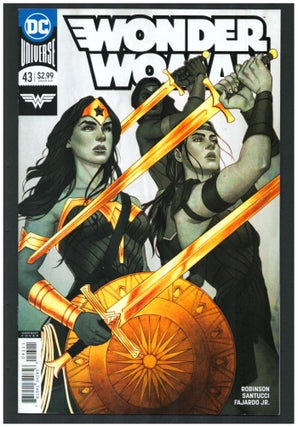 Item #34180 Wonder Woman #41, 42, 43, 47, 69 Variant Covers. James Robinson, Jesus Merino