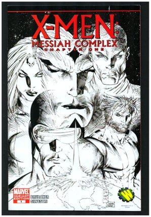 Item #34183 X-Men: Messiah Complex #1 Variant Cover. Ed Brubaker, Marc Silvestri