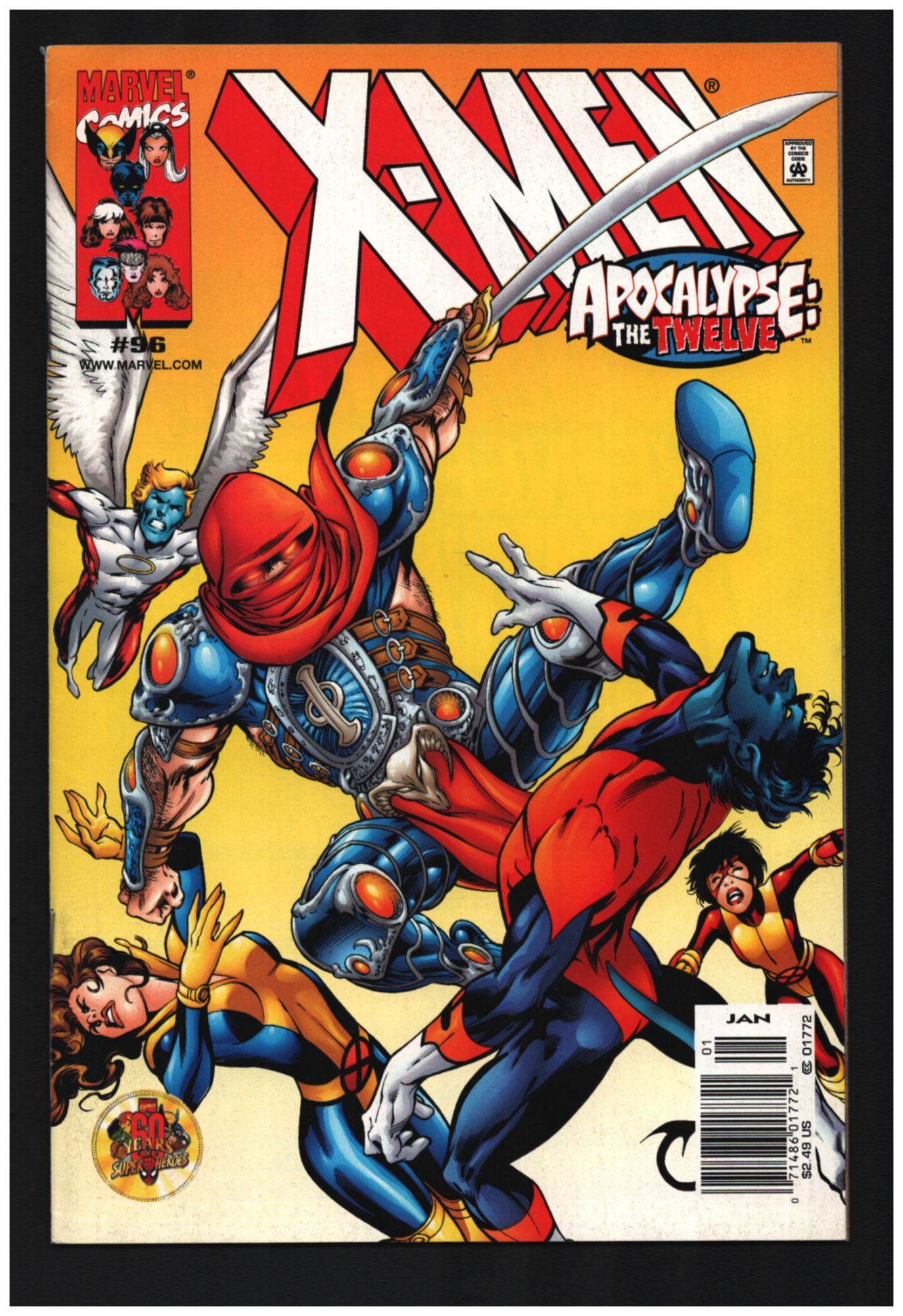 X-Men #96 Newsstand Edition | Chris Claremont, Alan Davis | First