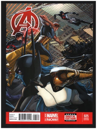 Item #34205 Avengers #25 Variant Cover. Jonathan Hickman, Salvador Larroca