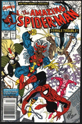 Item #34255 The Amazing Spider-Man #340 Newsstand Edition. David Michelinie, Mark Bagley