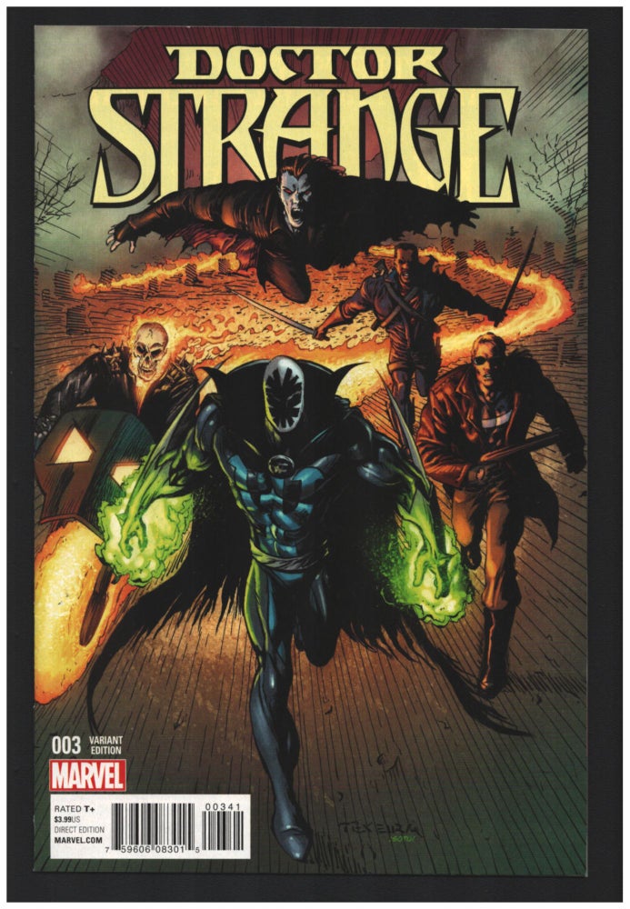 Item #34297 Doctor Strange #3 Variant Cover. Jason Aaron, Chris Bachalo.