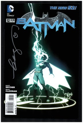 Item #34309 Batman #12. (Signed Copy). Scott Snyder, Becky Cloonan