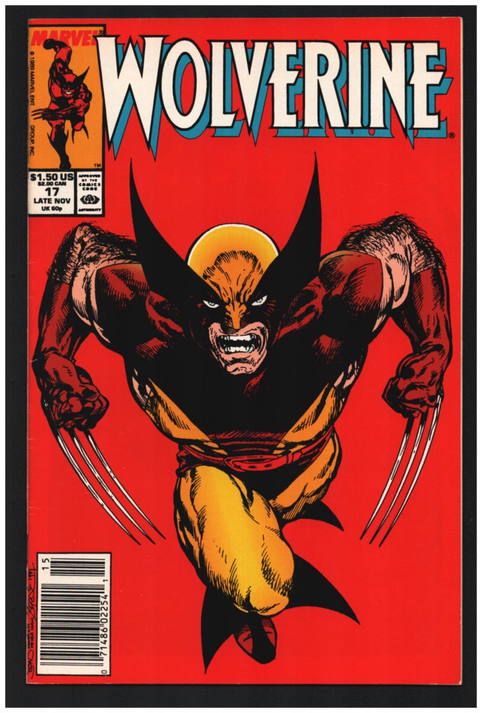 Item #34334 Wolverine #17 Newsstand Edition. Archie Goodwin, John Byrne.