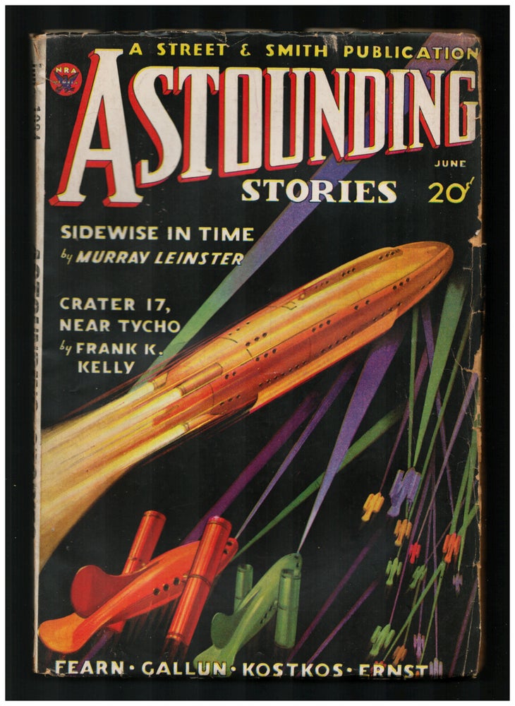 Item #34370 The Legion of Space Part Three in Astounding Stories June 1934. Jack Williamson.