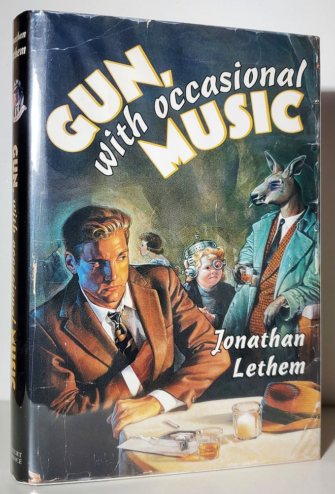 Item #34391 Gun, with Occasional Music. Jonathan Lethem.