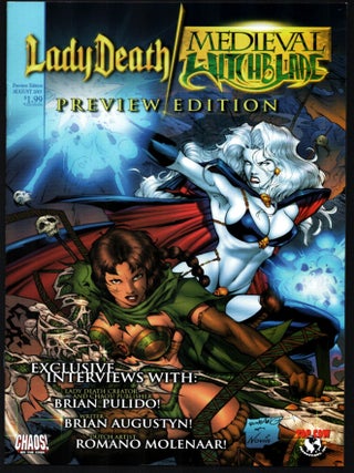 Lady Death / Medieval Witchblade Variant Cover. Lady Death / Medieval Witchblade Preview Edition.