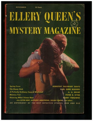 Item #34495 Ellery Queen's Mystery Magazine November 1952. Ellery Queen, ed