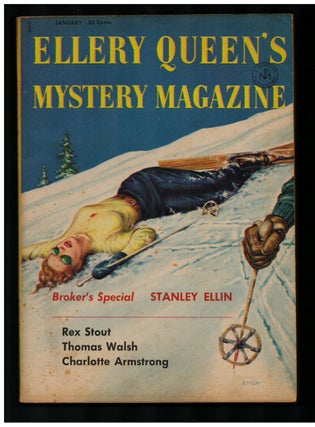 Item #34499 Santa Claus Beat in Ellery Queen's Mystery Magazine January 1956. Rex Stout