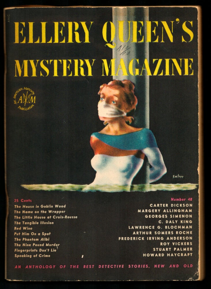 Item #34516 Ellery Queen's Mystery Magazine November 1947. Ellery Queen, ed.