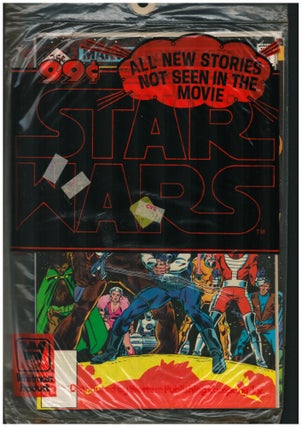 Item #34523 Star Wars #7-9 in the Original Factory Sealed Whitman 3-Pack Bag. Roy Thomas, Howard...
