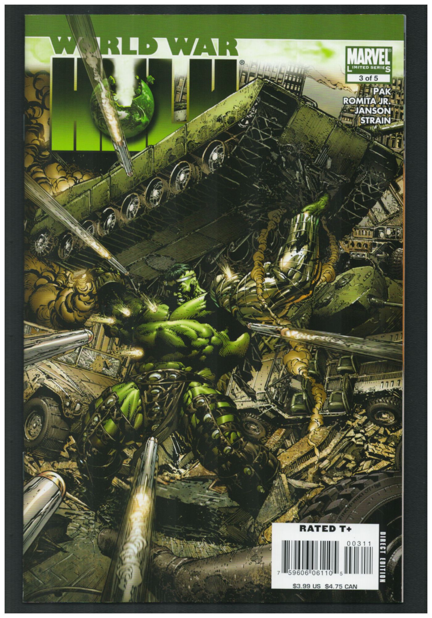 Marvel Comics Hulk Green Goliath Short Comic Book Storage Box Five-Pack
