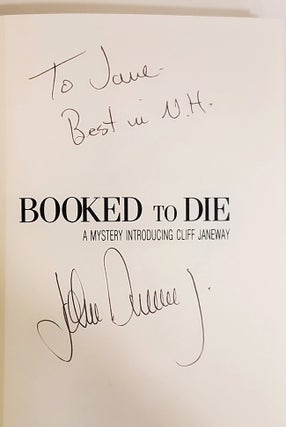 Booked to Die. (Signed Copy).