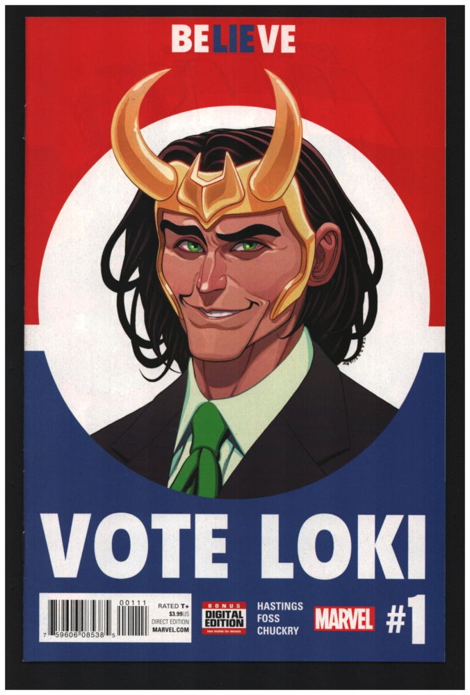 Item #34552 Vote Loki #1. Christopher Hastings, Langdon Foss.