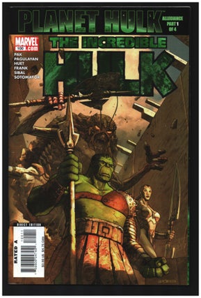 Item #34553 Incredible Hulk #100. Hulk vs. Hercules #1. Greg Pak, Gary Frank