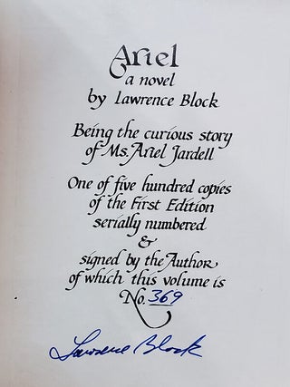 Ariel. (Signed Limited Edition).