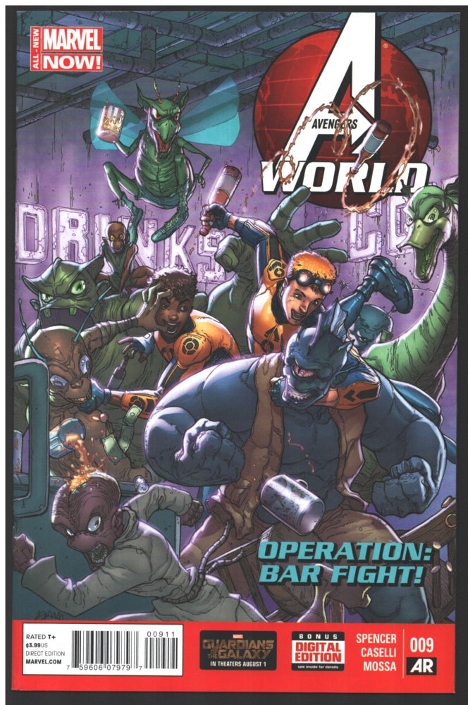 Item #34718 Avengers World #9. Nick Spencer, Stefano Caselli.