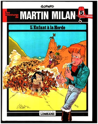 Item #34754 Martin Milan Seven Volume Set. (Eglantine de ma jeunesse. Les clochards de la jungle....