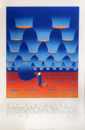 Item #34758 9th Annual Albuquerque International Balloon Fiesta 1980 Limited Edition Vintage...
