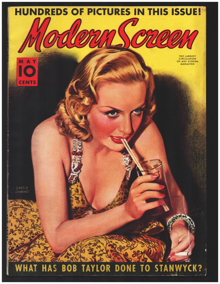 Item #34766 Modern Screen May 1938. (Carole Lombard Cover). Regina Cannon, ed.
