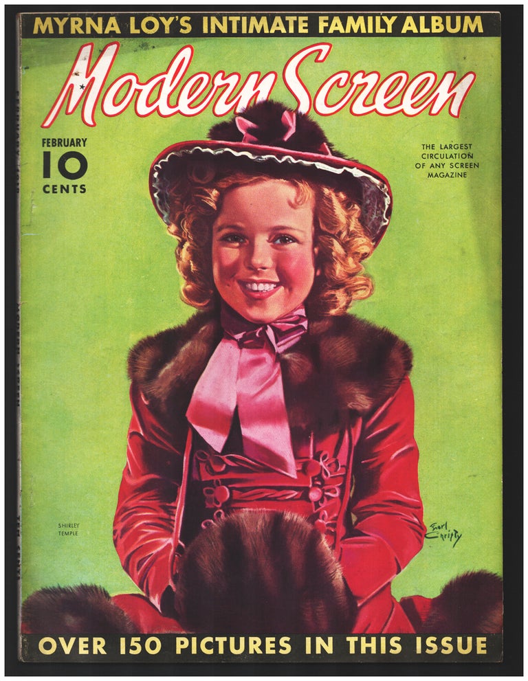 Item #34767 Modern Screen February 1938. (Shirley Temple Cover). Regina Cannon, ed.