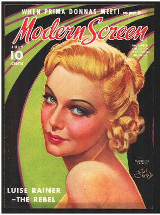 Item #34771 Modern Screen July 1937. (Madeleine Carroll Cover). Regina Cannon, ed