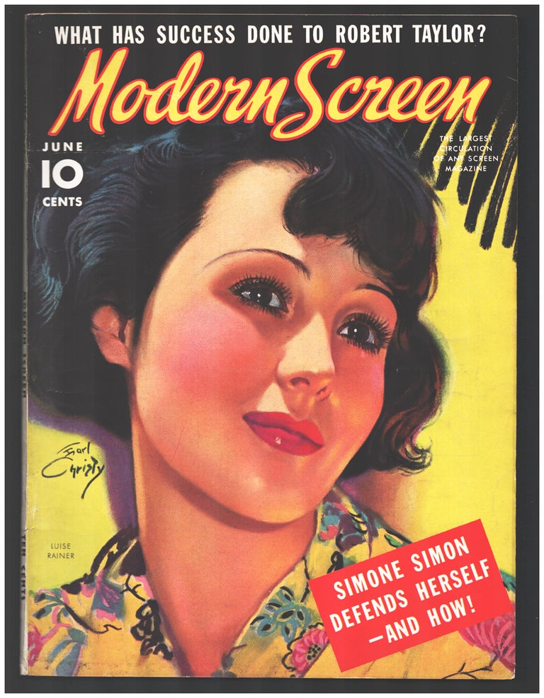 Item #34786 Modern Screen June 1937. (Luise Rainer Cover). Regina Cannon, ed.