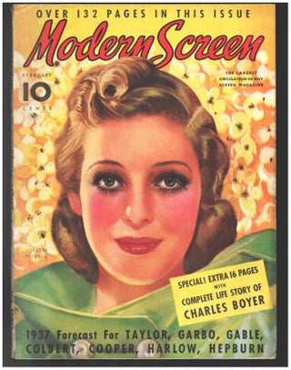 Item #34830 Modern Screen February 1937. (Loretta Young Cover). Regina Cannon, ed