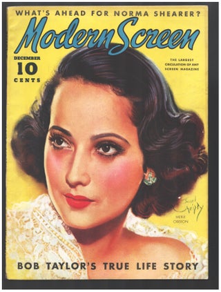 Item #34831 Modern Screen December 1936. (Merle Oberon Cover). Regina Cannon, ed