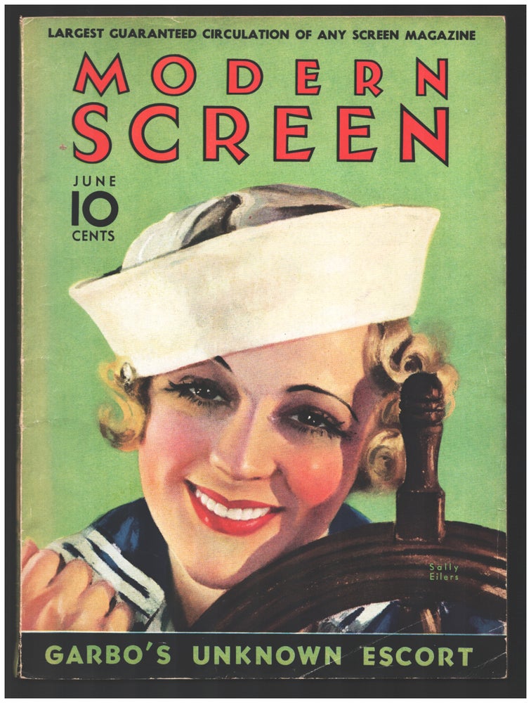 Item #34834 Modern Screen June 1933. (Sally Eilers Cover). Regina Cannon, ed.