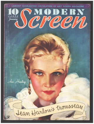 Item #34835 Modern Screen January 1933. (Ann Harding Cover). Regina Cannon, ed