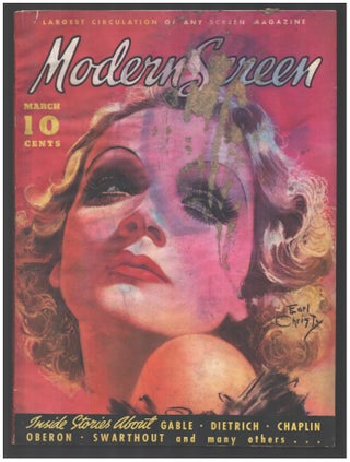 Item #34836 Modern Screen March 1936. (Marlene Dietrich Cover). Regina Cannon, ed