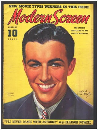Item #34837 Modern Screen January 1937. (Robert Taylor Cover). Regina Cannon, ed