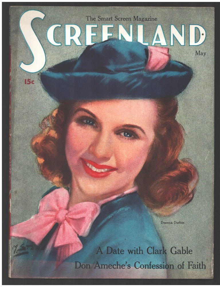 Item #34840 Screenland May 1938. (Deanna Durbin Cover). Delight Evans, ed.