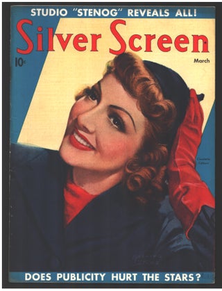 Silver Screen March 1938. (Claudette Colbert Cover. Eliot Keen, ed.