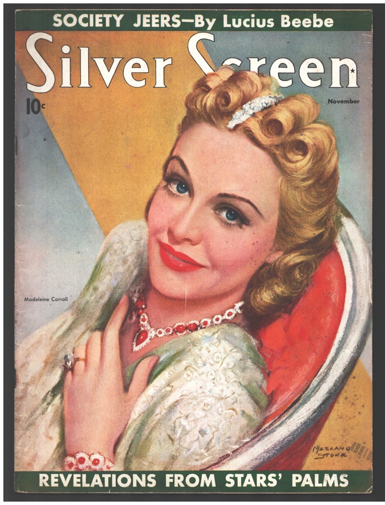 Item #34843 Silver Screen November 1937. (Madeleine Carroll Cover). Eliot Keen, ed.