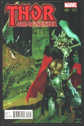 Item #34871 Thor God of Thunder #25 Guera Variant Cover. Jason Aaron, Esad Ribic, RM Guera