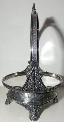 Late 19th Century Quadruple Plate Aestethic Movement Centerpiece.